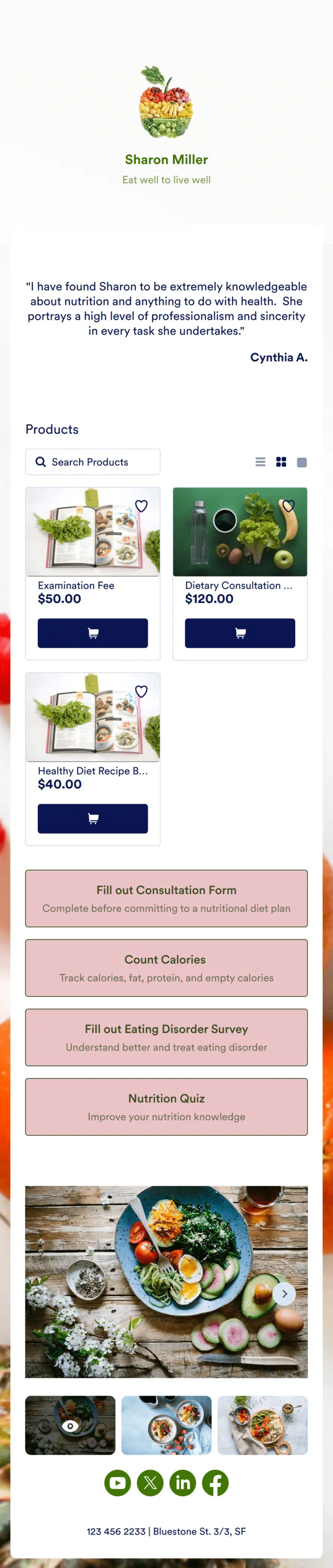 Dietitian App