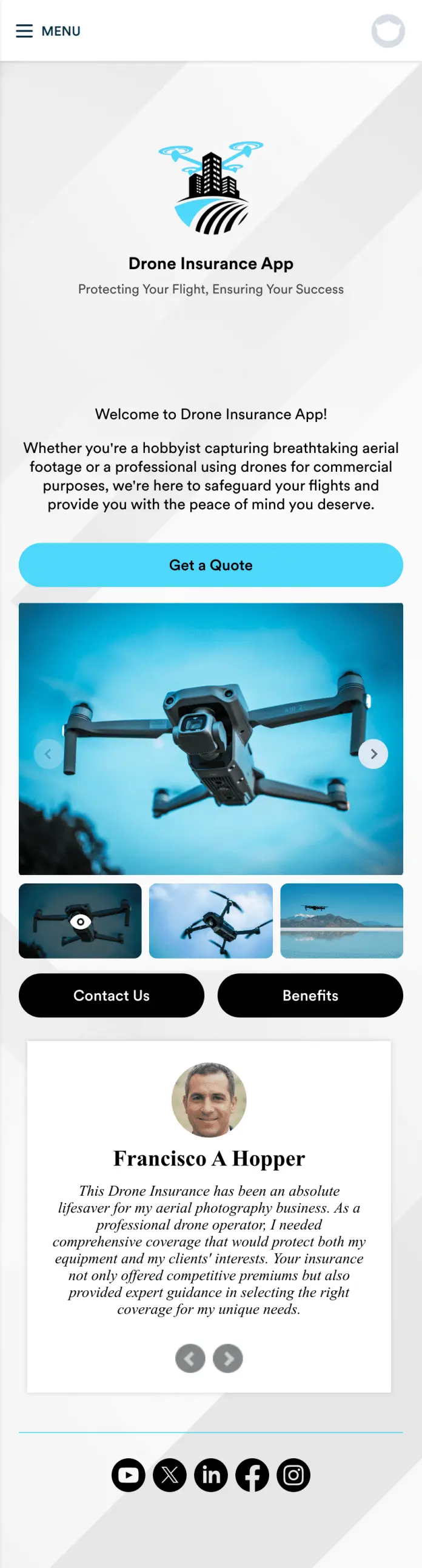 Drone Insurance App