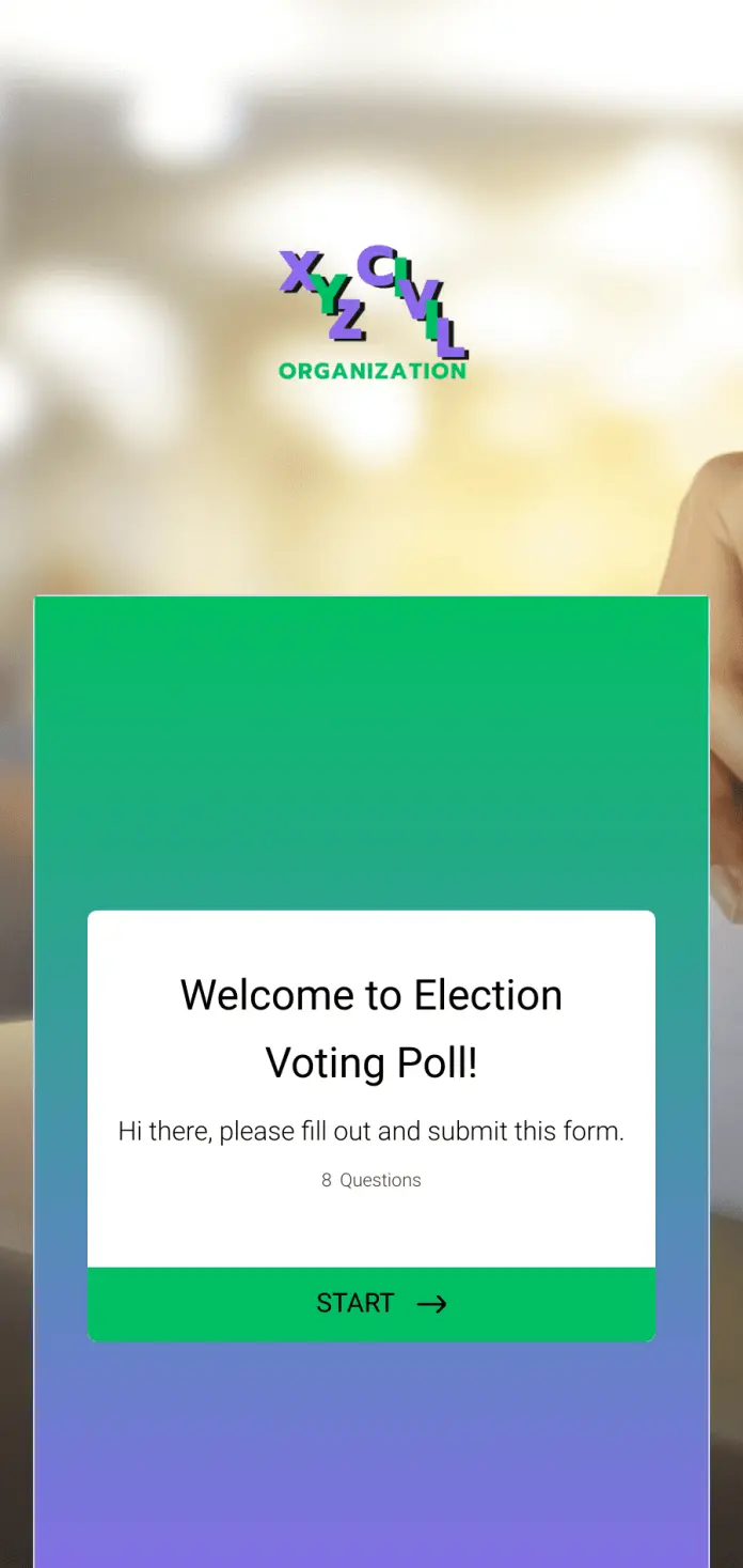 Election Voting Poll App