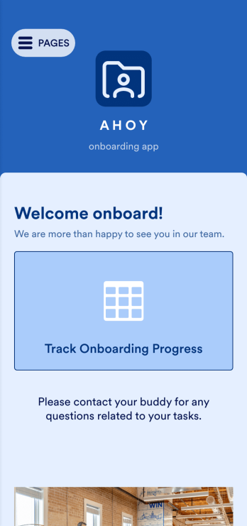Employee Onboarding App Template