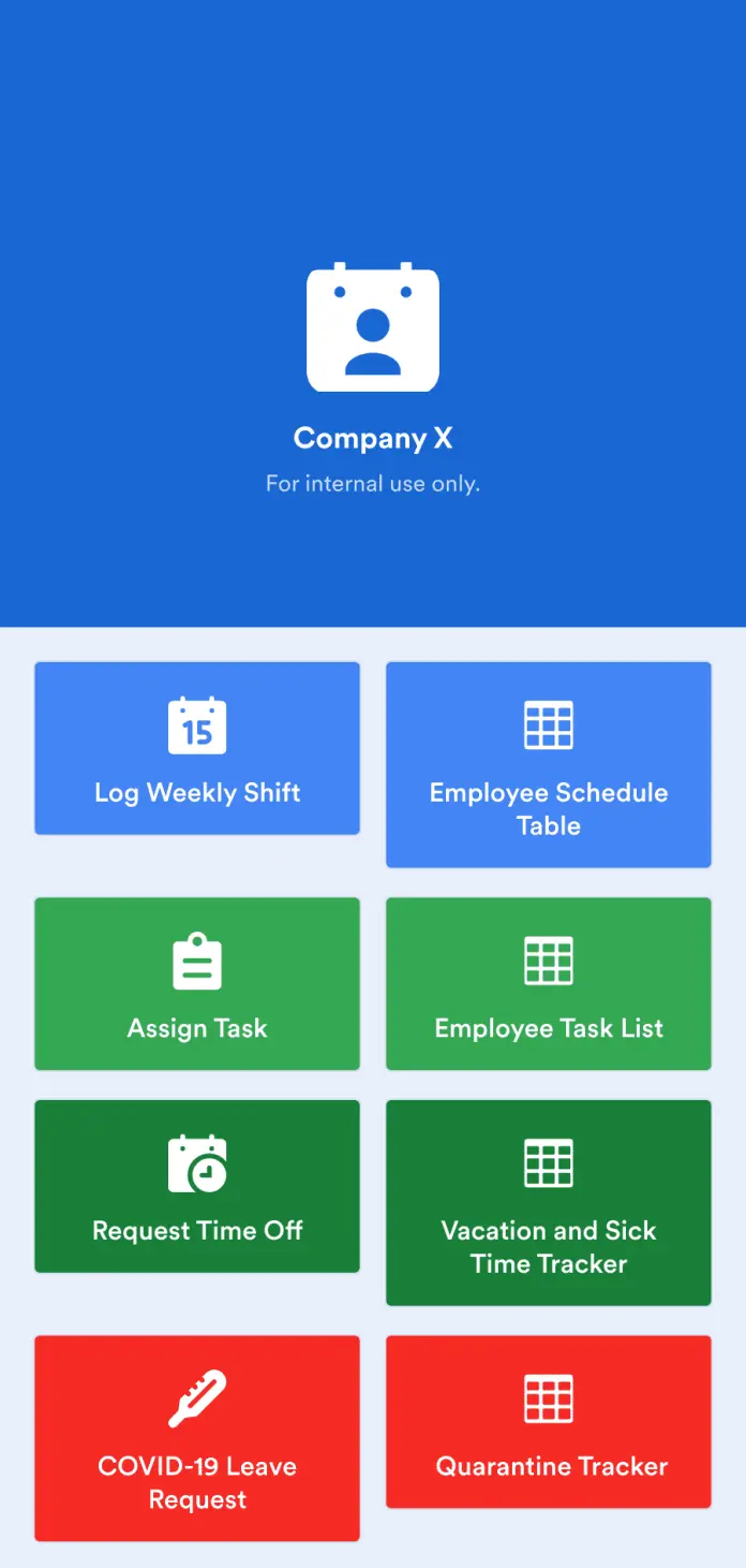 Employee Scheduling App