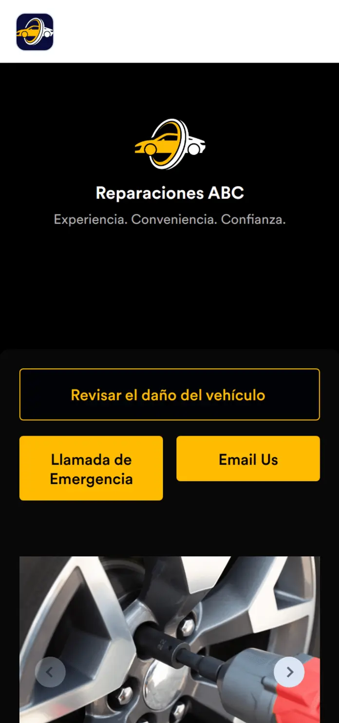 Estimación Reparación de Coche App