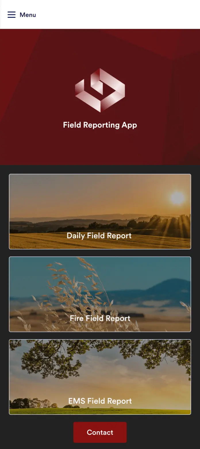 Field Reporting App