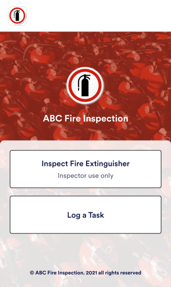 Fire Extinguisher Inspection App Template