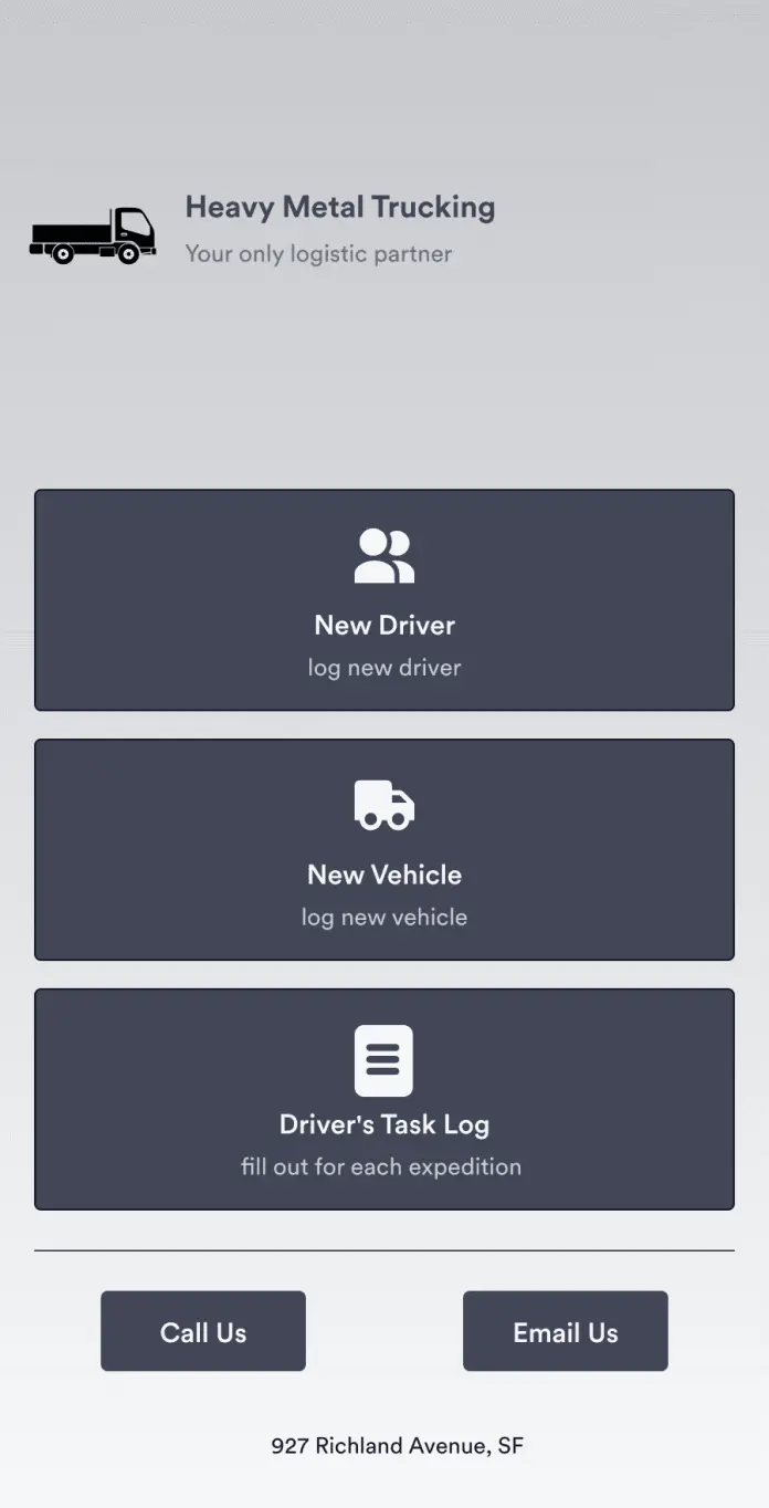 Fleet Management App