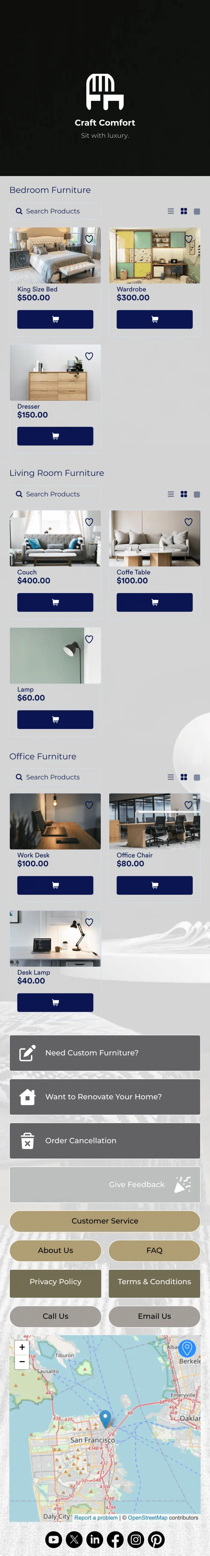 Furniture Store App