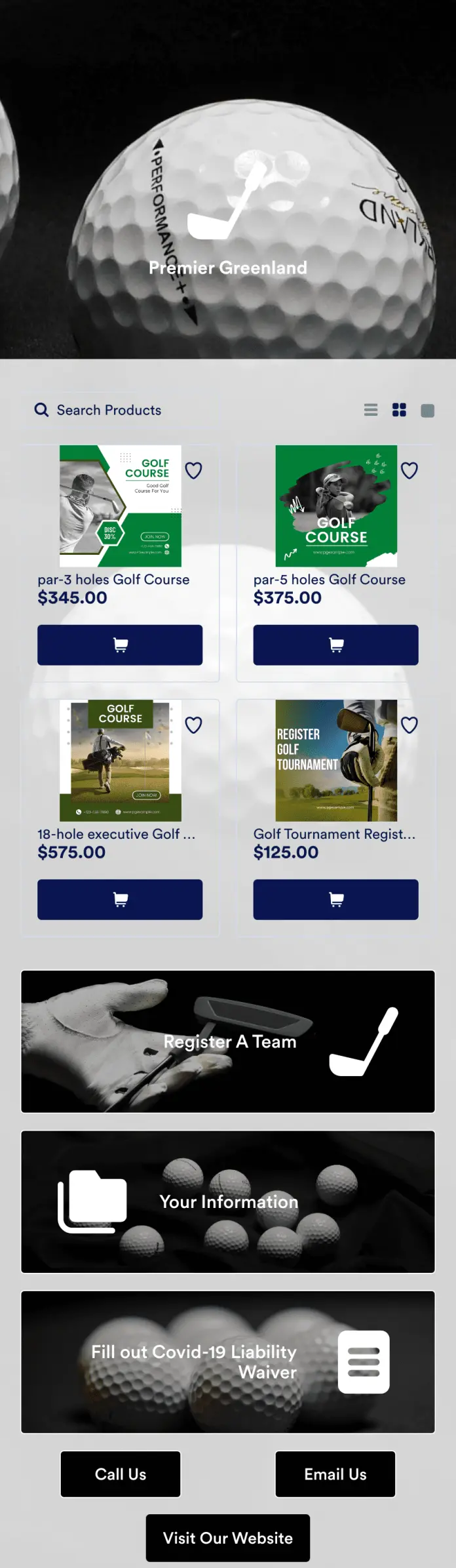 Golf Course App