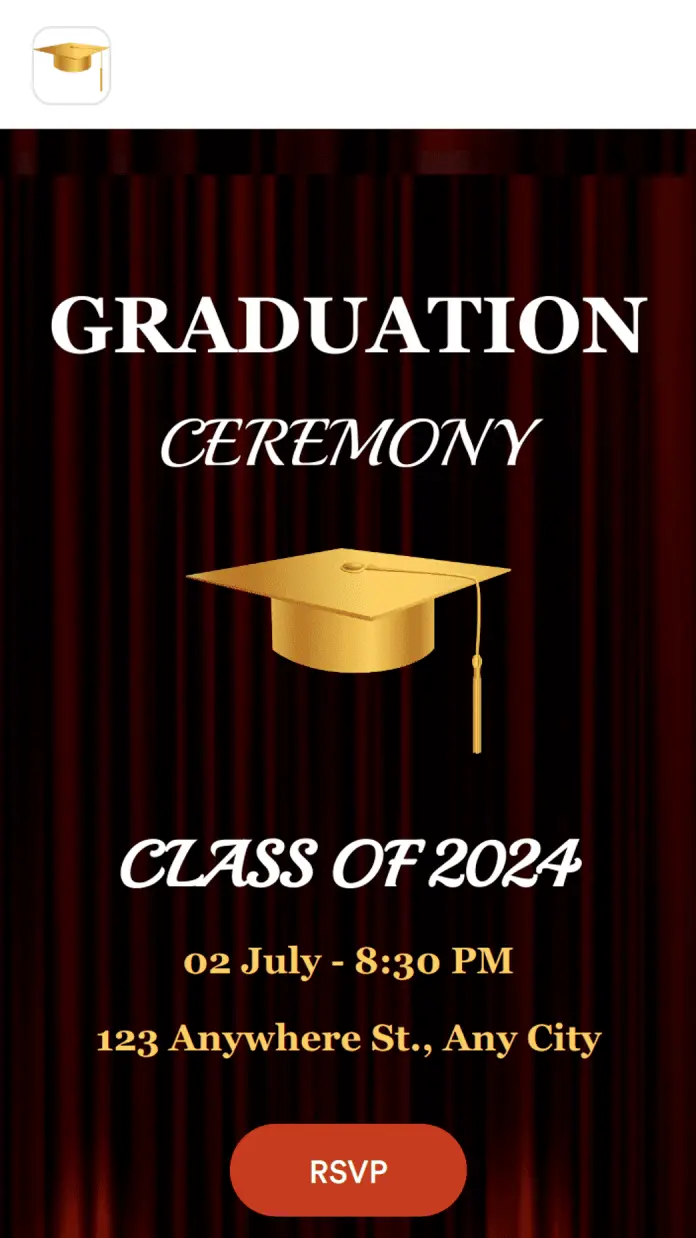 Graduation RSVP App