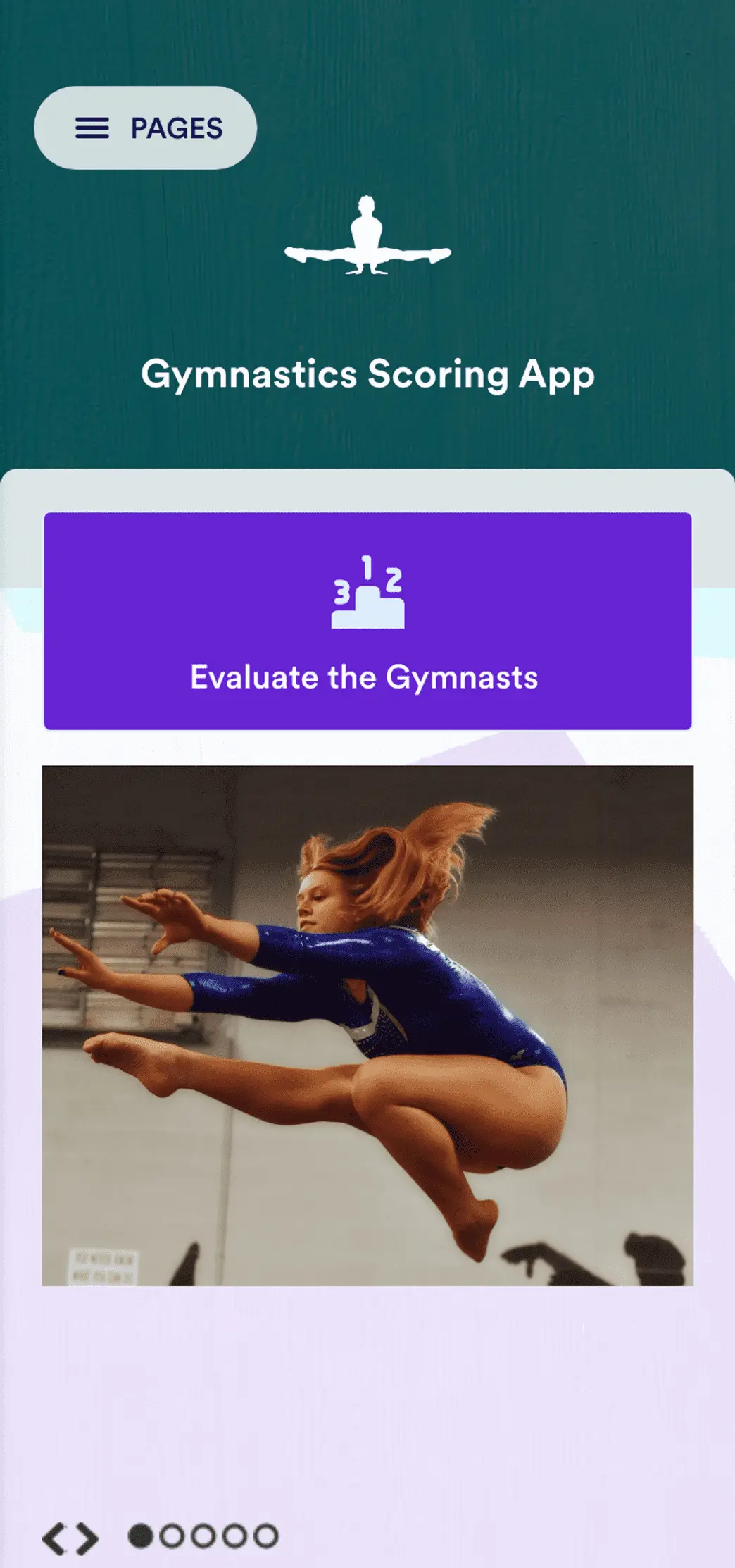 Gymnastics Scoring App