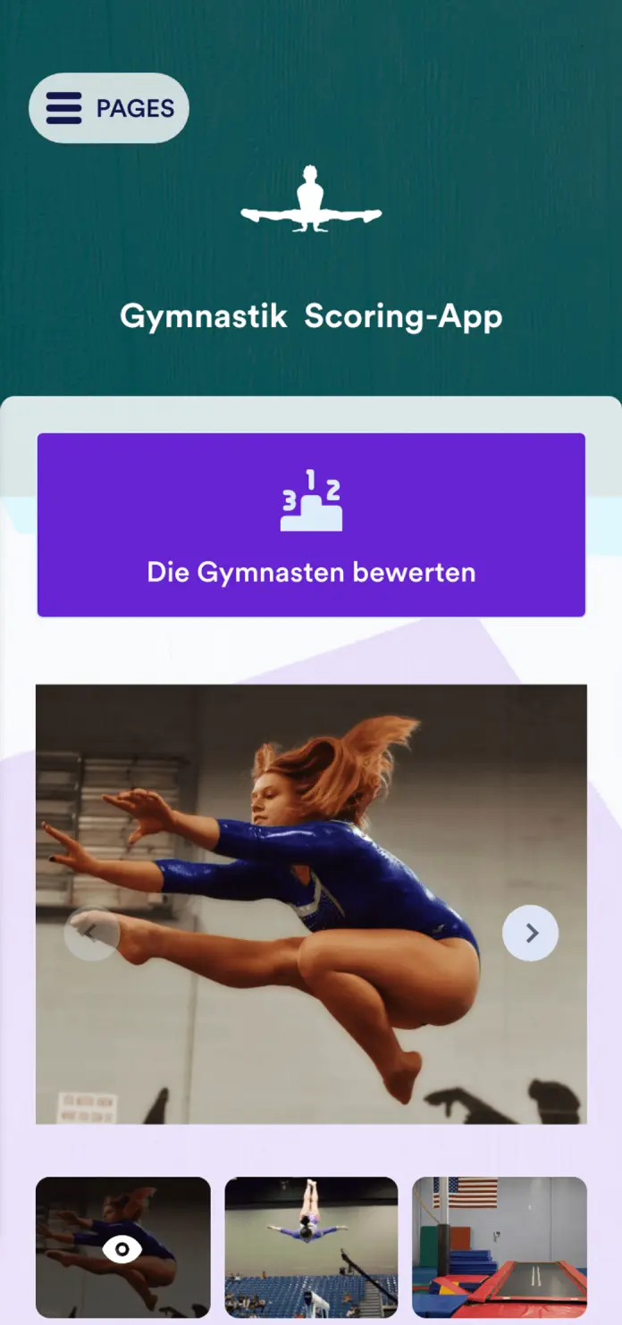 Gymnastik Scoring App