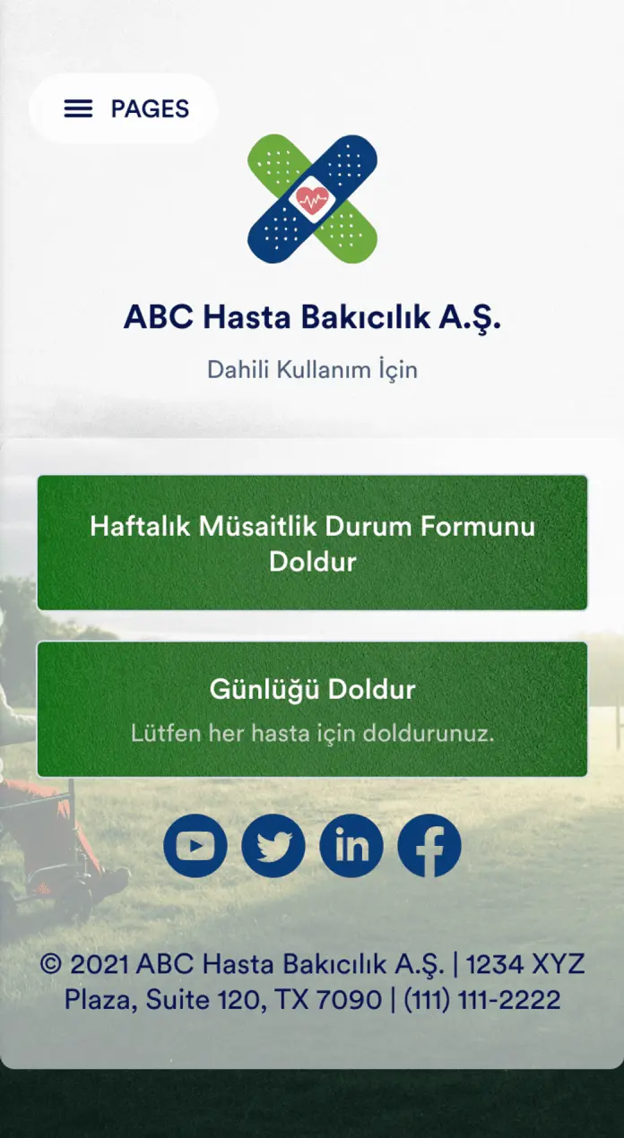 Hasta Bakıcı Günlük Kayıt Uygulaması