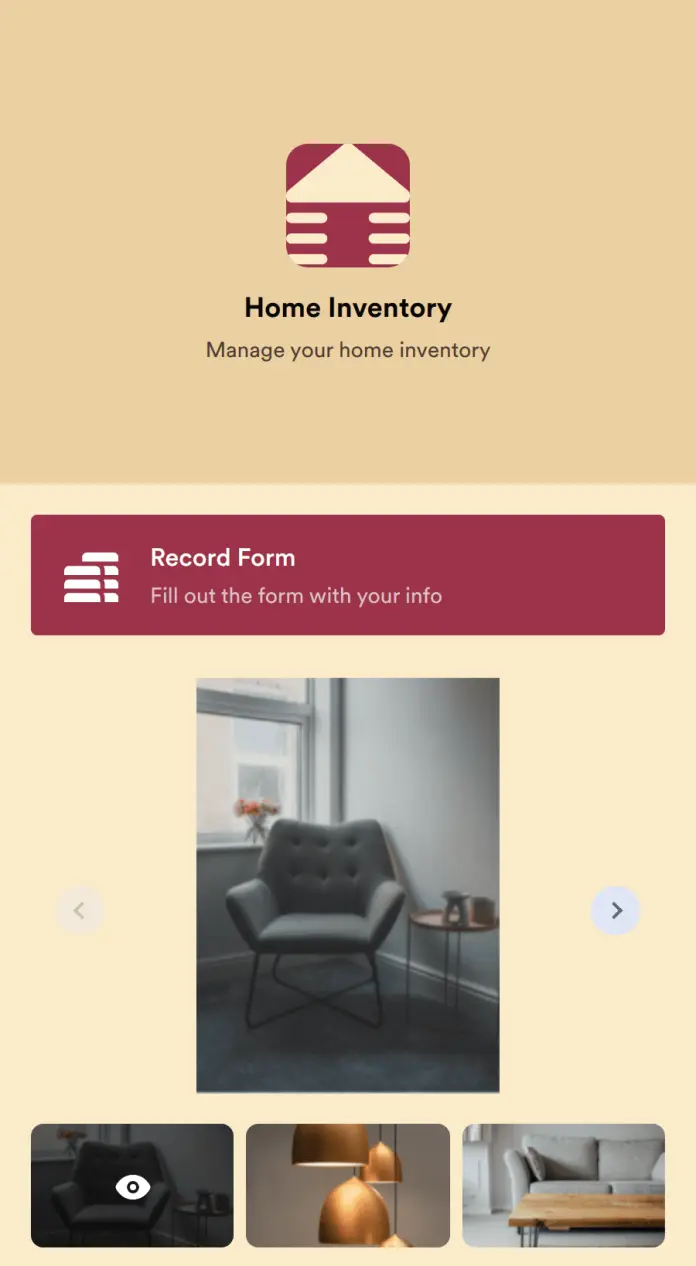 Home Inventory App