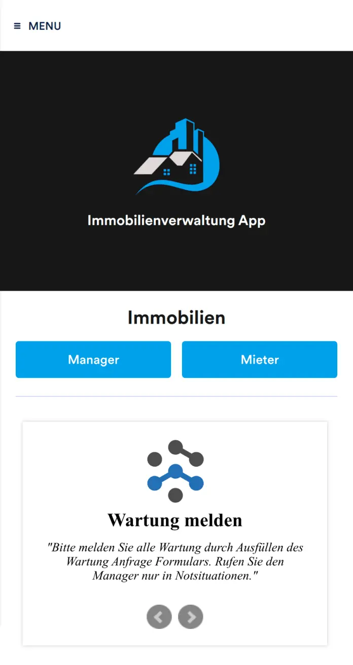 Immobilienverwaltung App