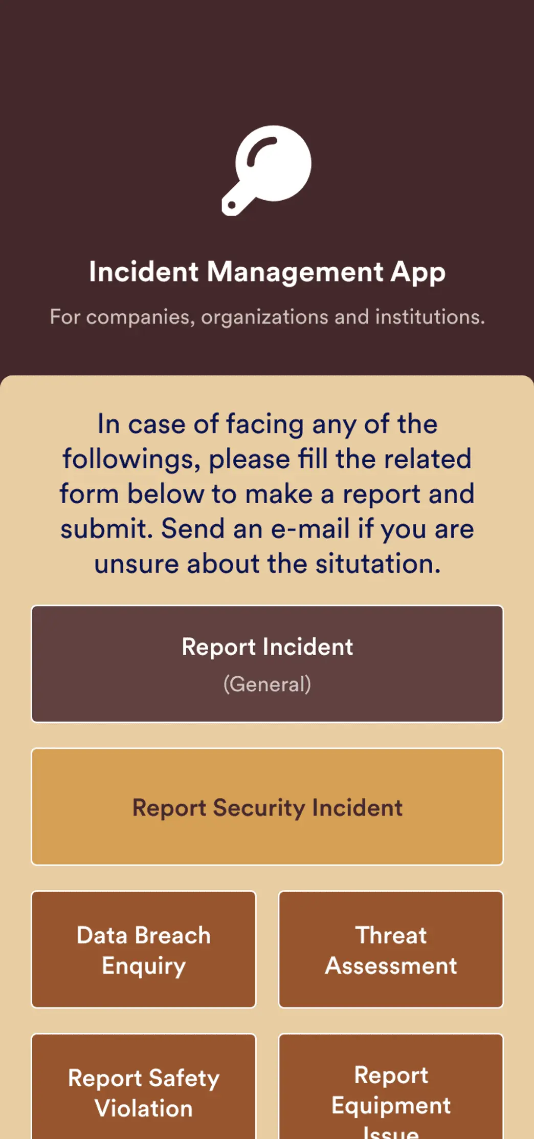 Incident Management App