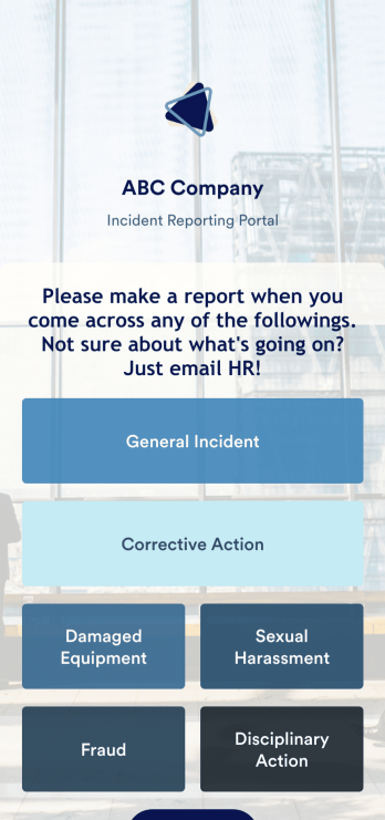 Incident Reporting App Template