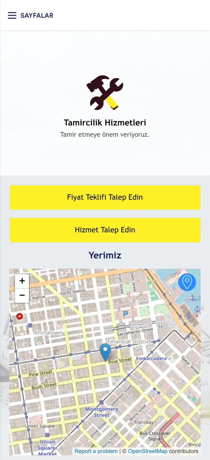 İş Teklifi Uygulaması