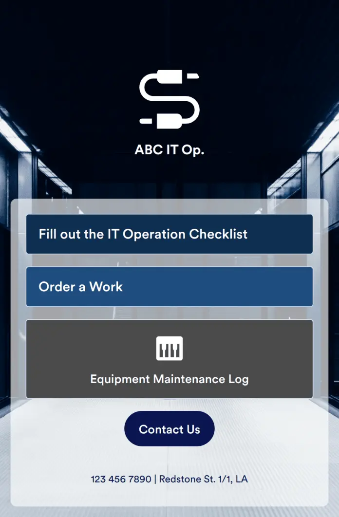 IT Operation Checklist App