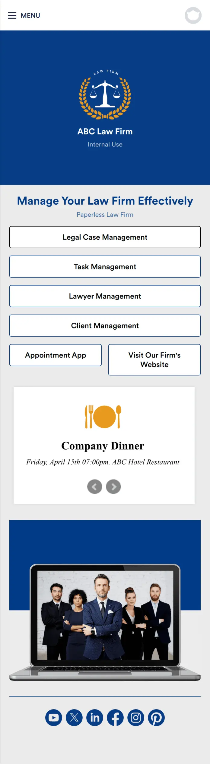 Law Firm App