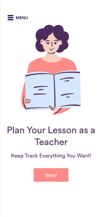 Lesson Planner App Template