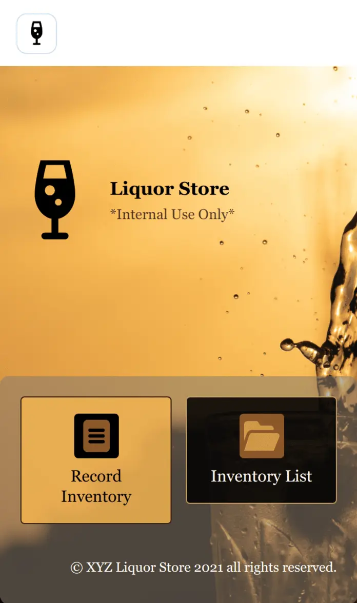 Liquor Inventory App