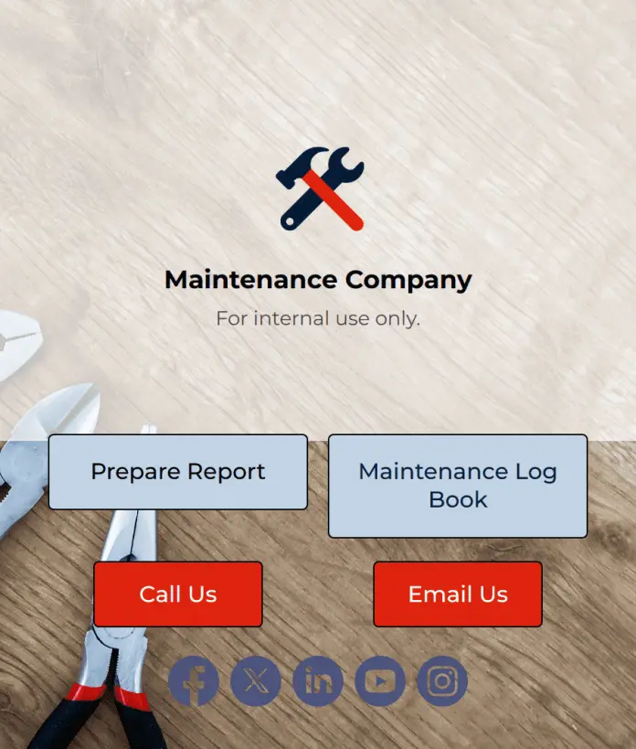 Maintenance Log App