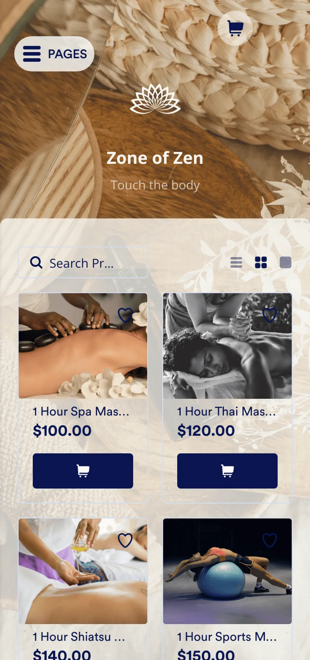 Massage Booking App