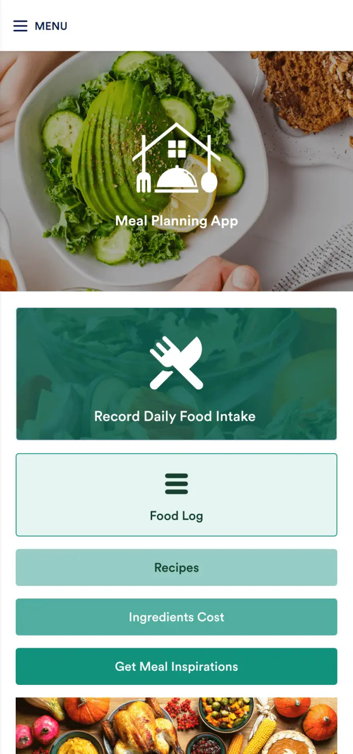 Meal Planning App