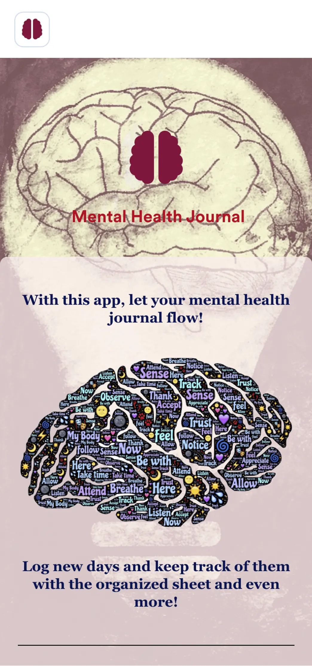 Mental Health Journal App