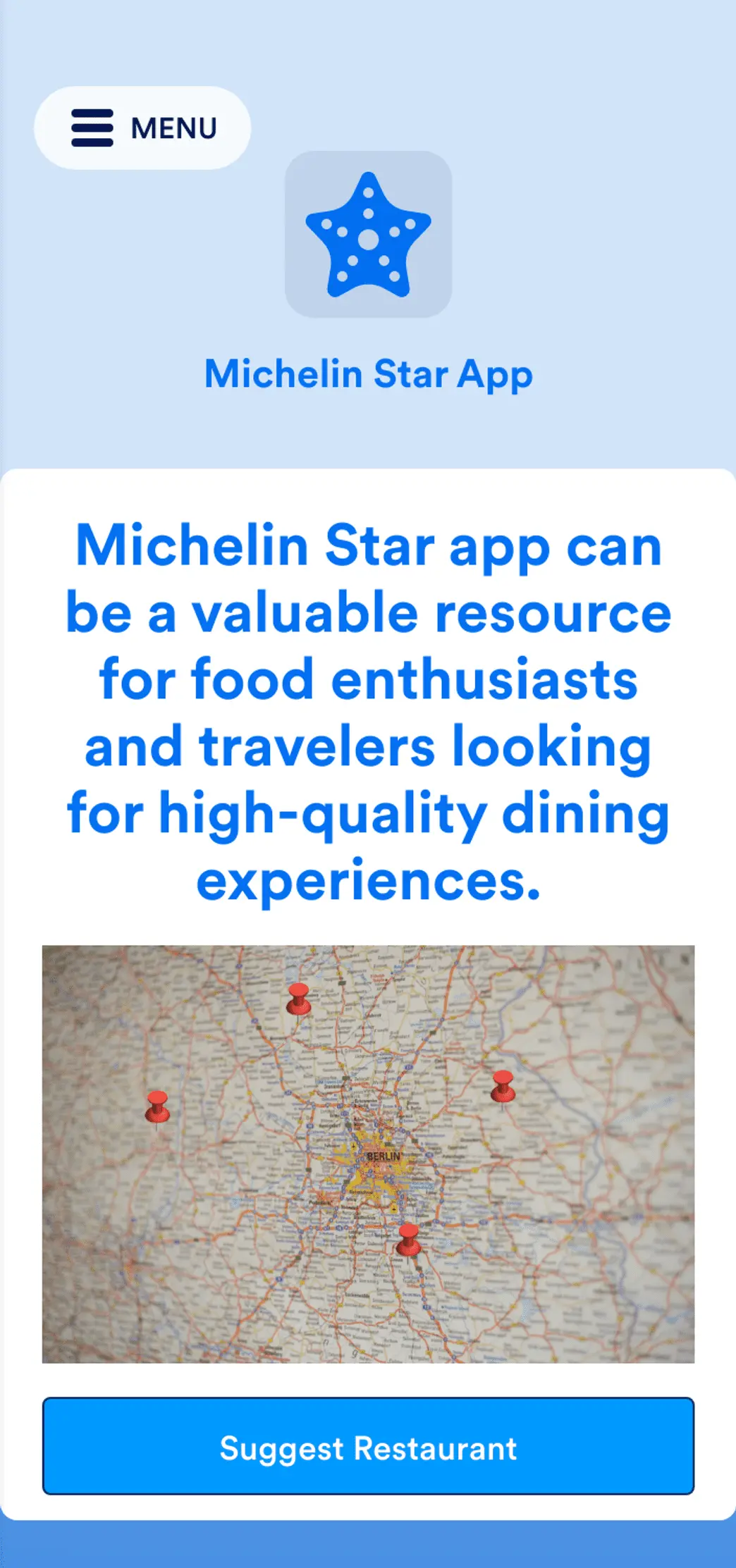Michelin Star App