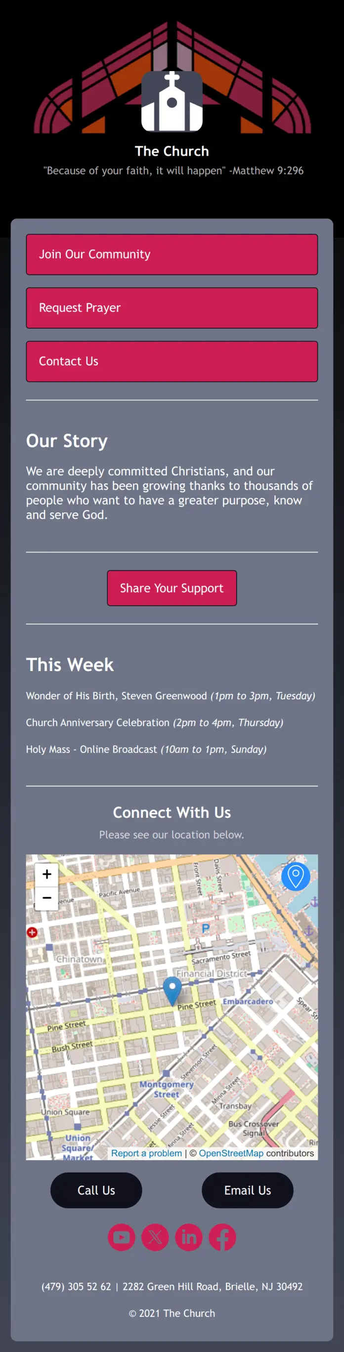 Online Church App