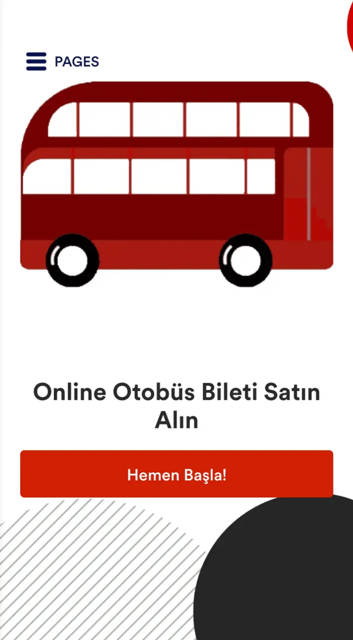  Online Otobüs Bileti Satın Alım Uygulaması