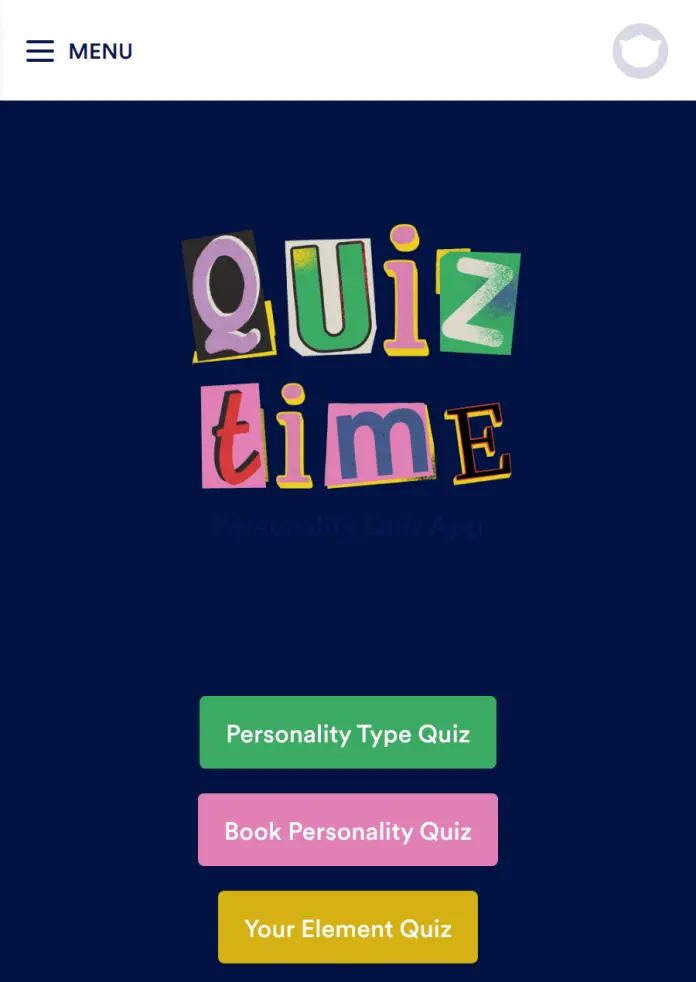 Personality Quiz App