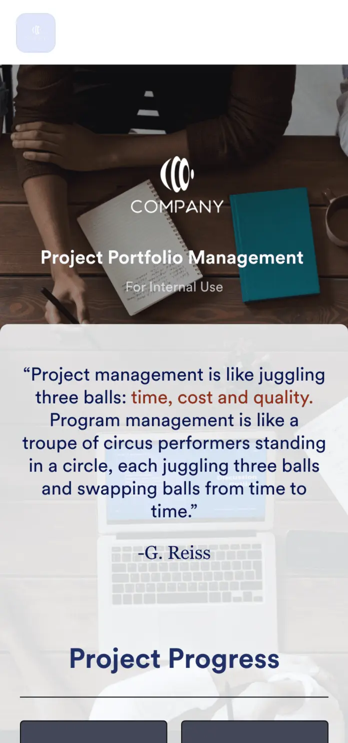 Project Portfolio Management App