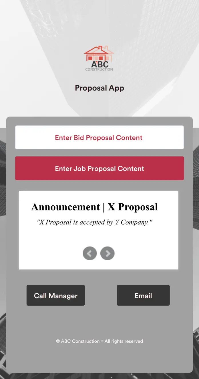 Proposal App