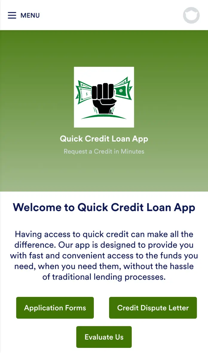 Quick Credit Loan App