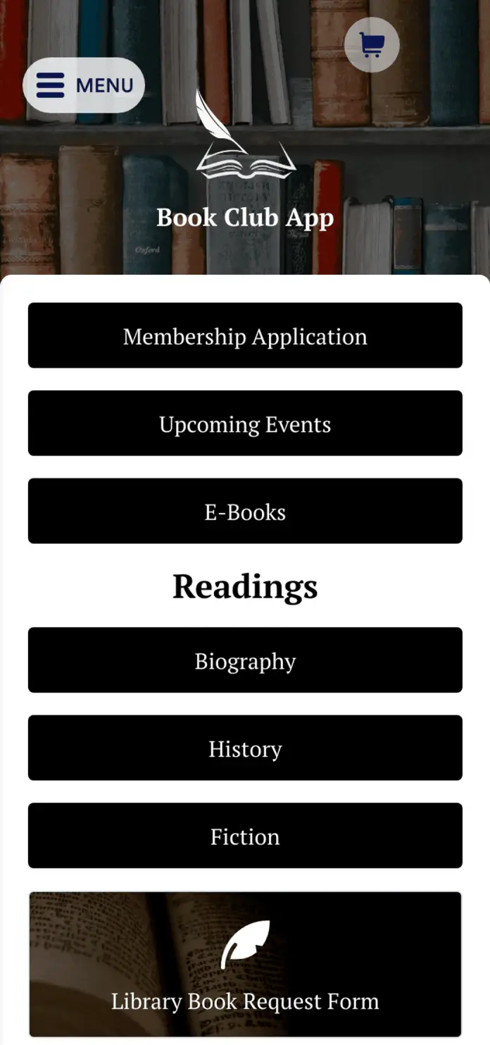 Reading Club App