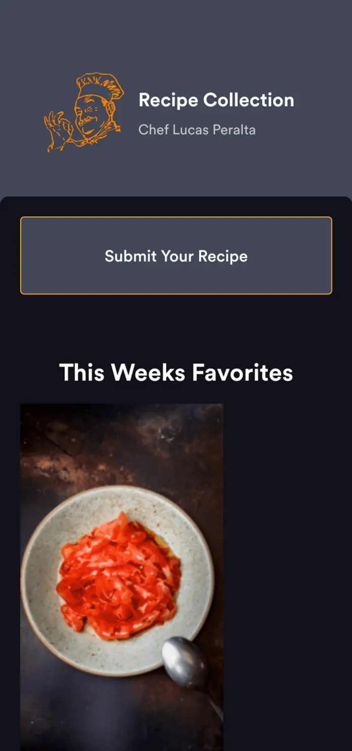 Recipe Collection App