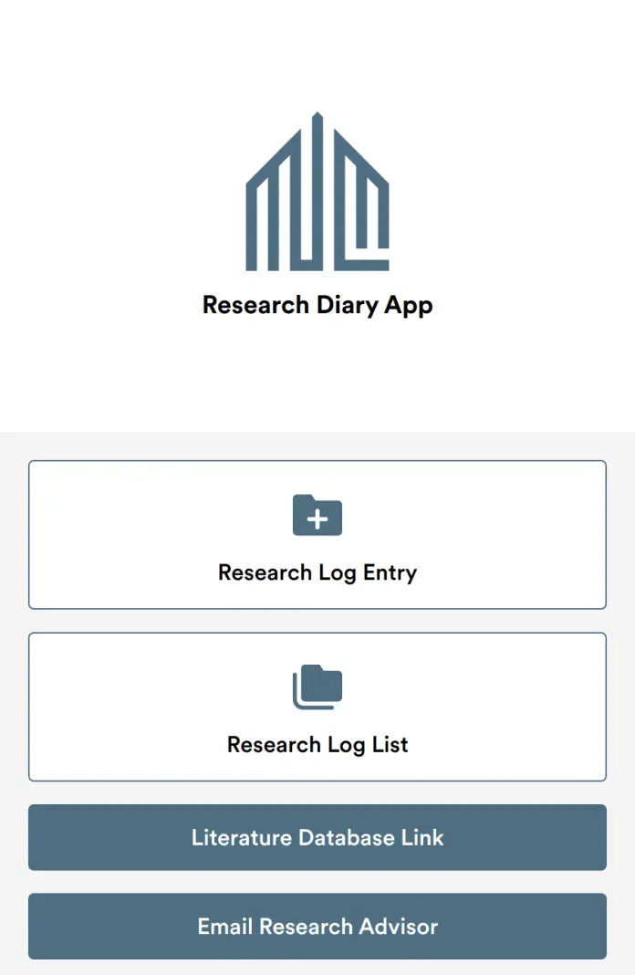 Research Diary Software