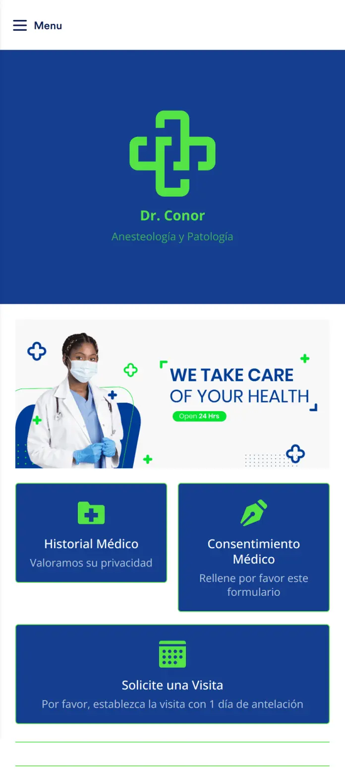 Reserva Consultas del Doctor App