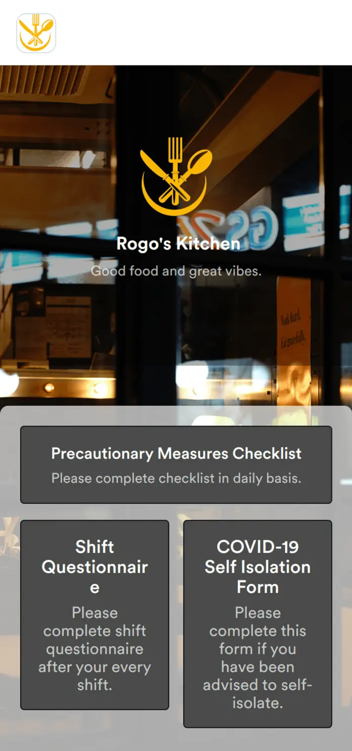 Restaurant Employee Screening App