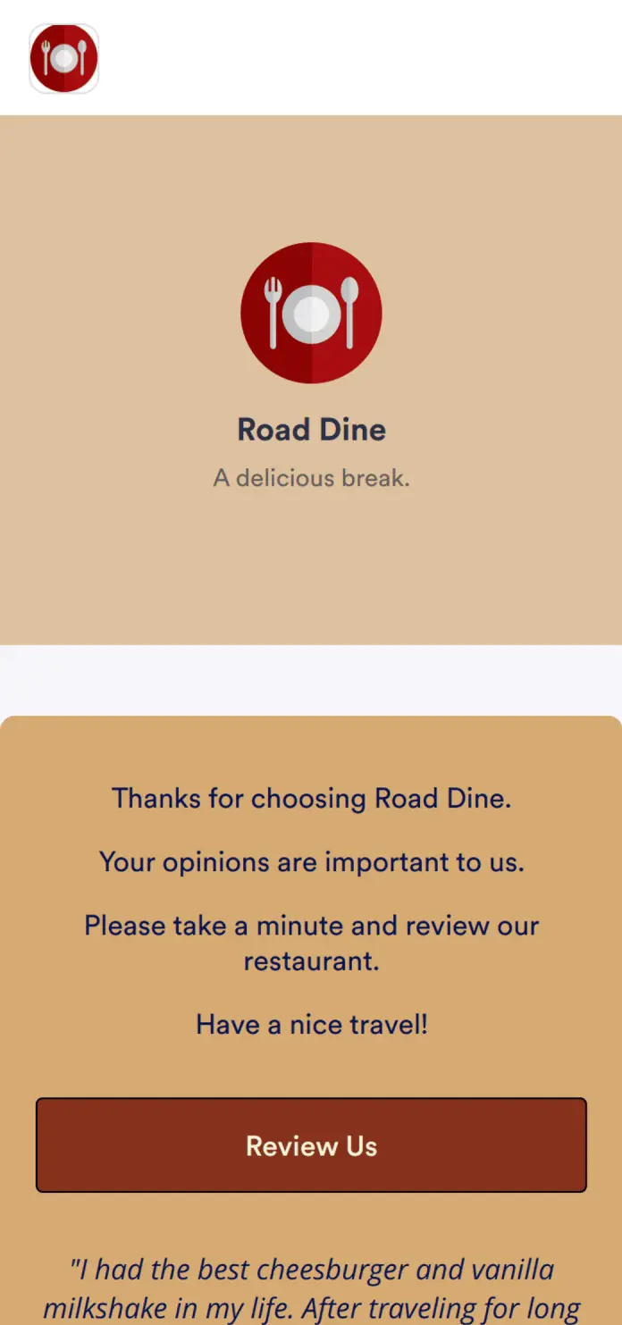 Restaurant Review App