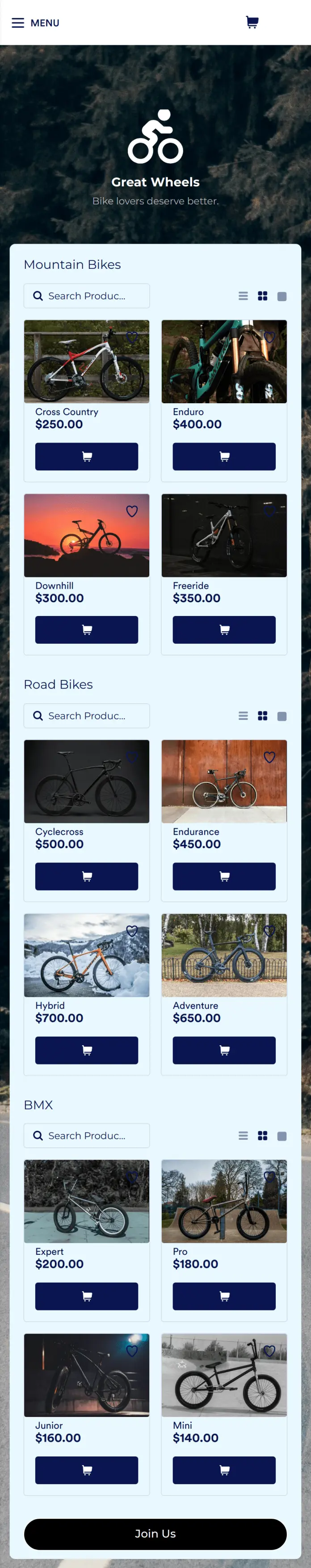 Second Hand Bikes App