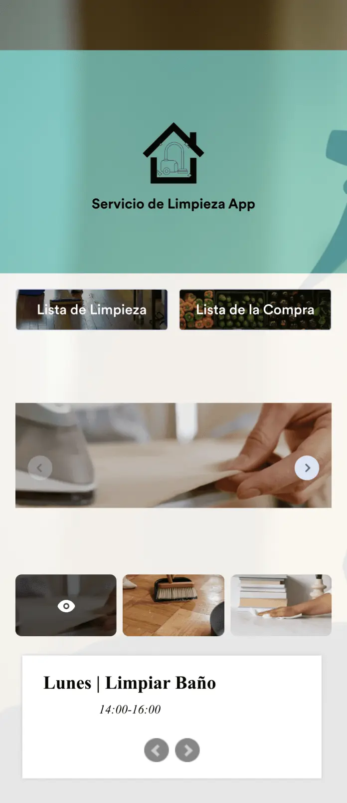 Servicio de Limpieza App