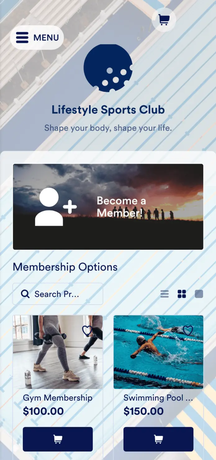 Sports Club App