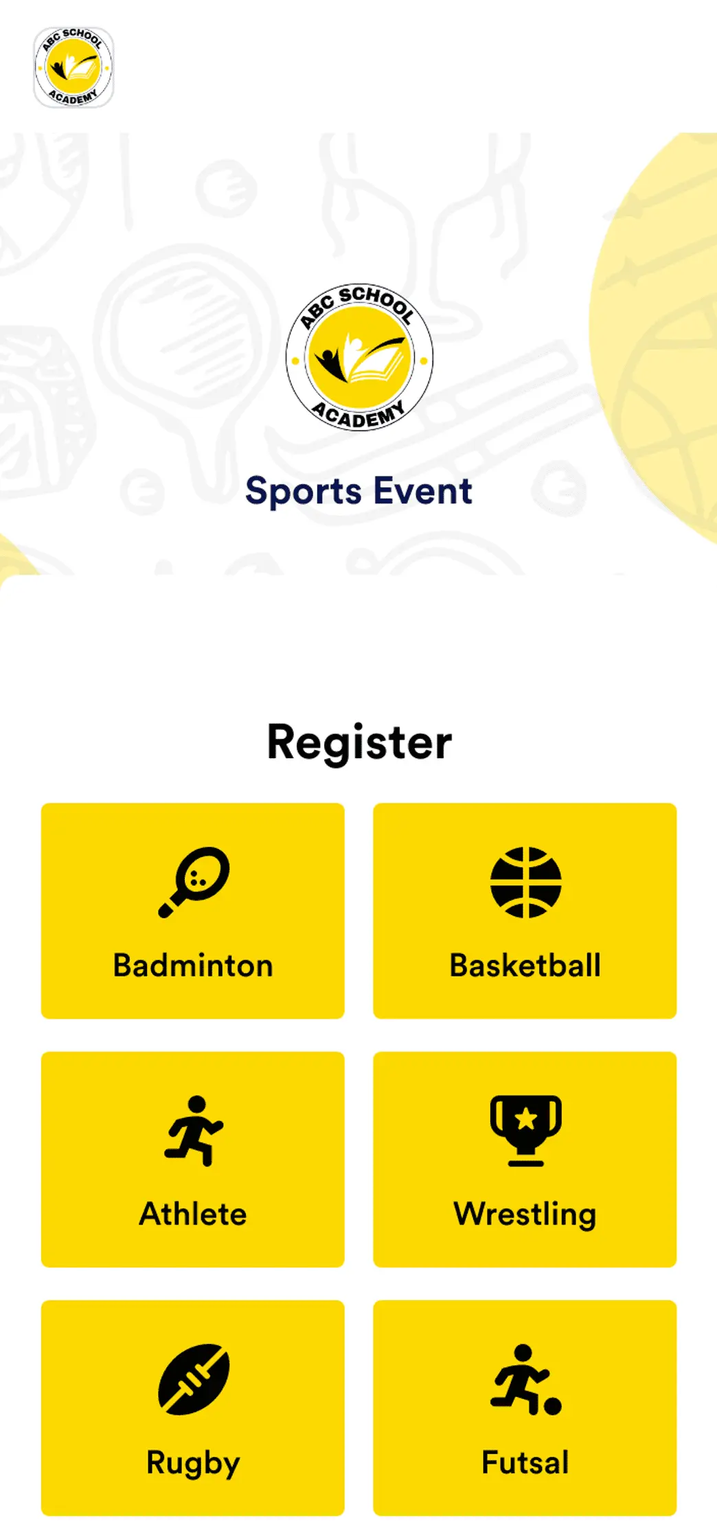 Sports Event App