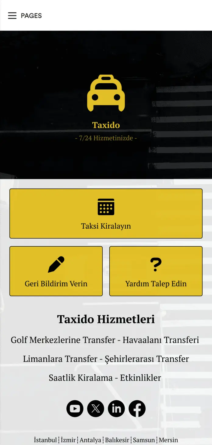 Taksi Kiralama Uygulaması