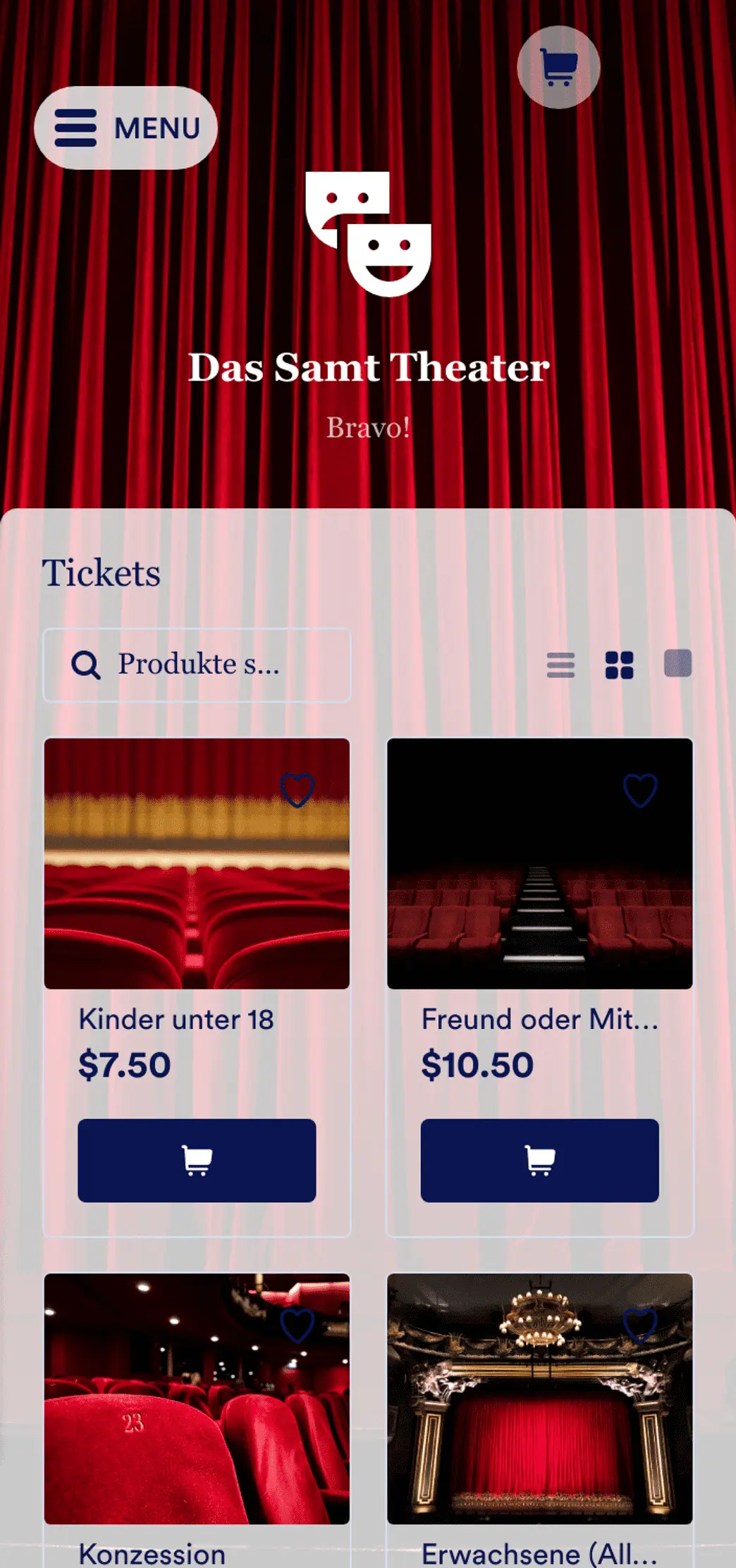 Ticket Verkauf App