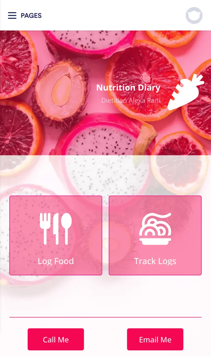 Track Nutrition App