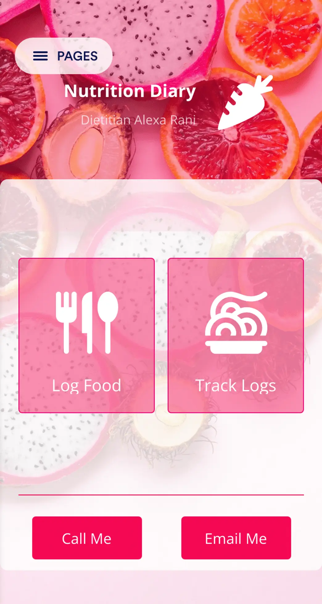 Track Nutrition App