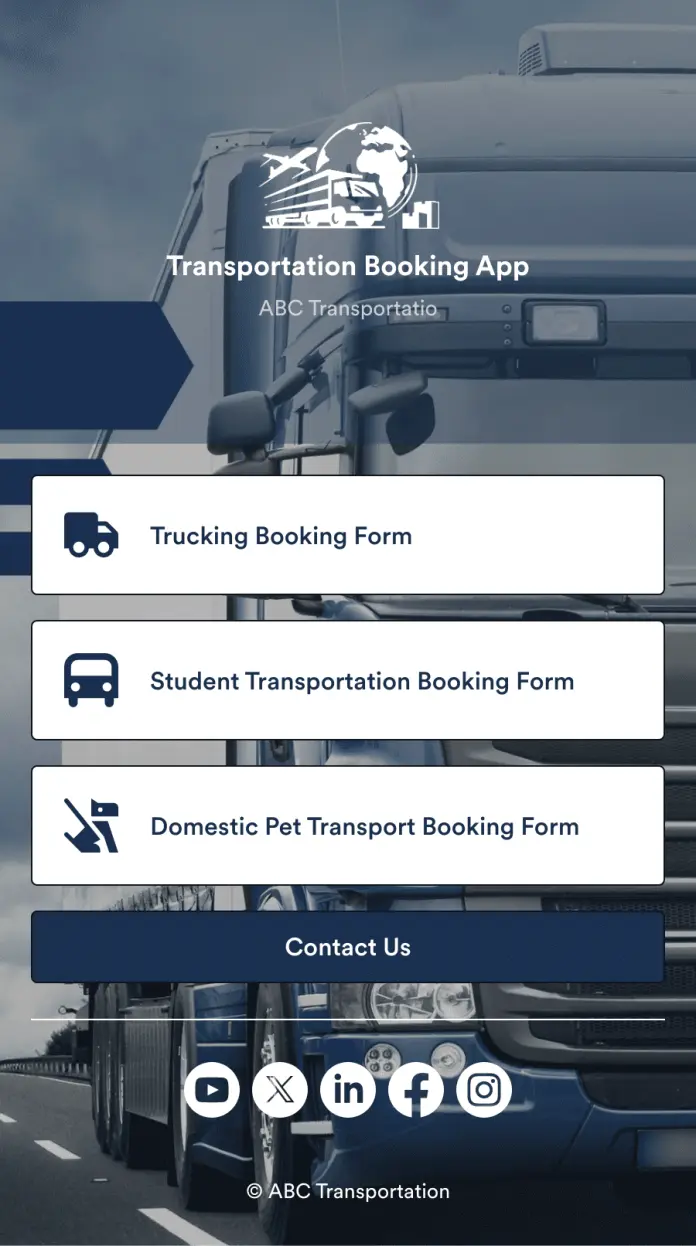 Transportation Booking App